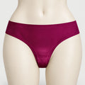 Sexy Seamless Ice Silk Solid Seamless Thong For Women