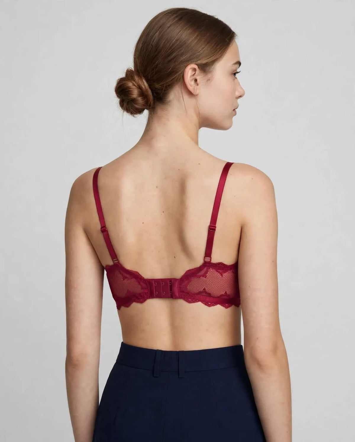 Women's Sheer Floral Lace Underwire Bra