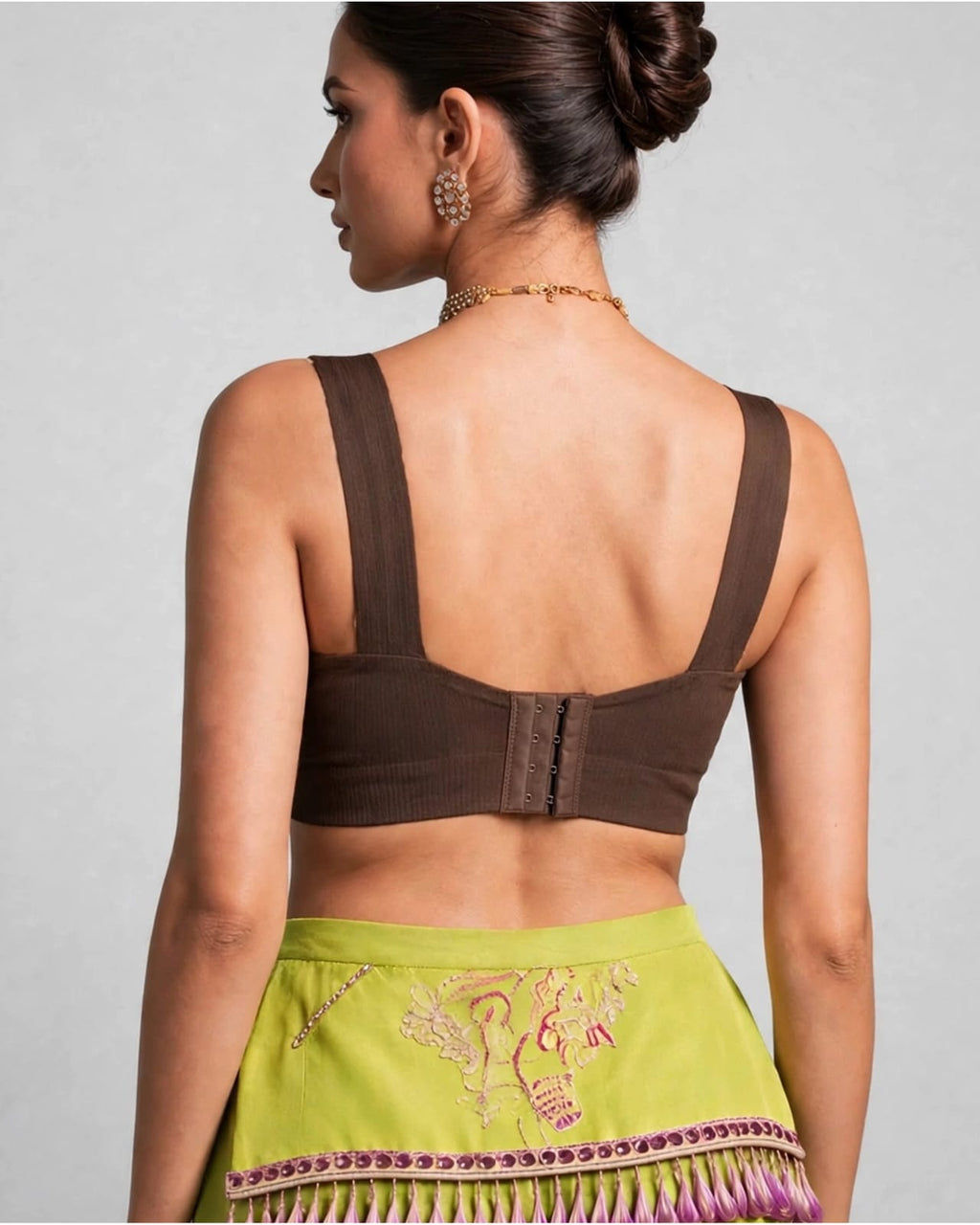 Café Noir Wide Strap Bralette