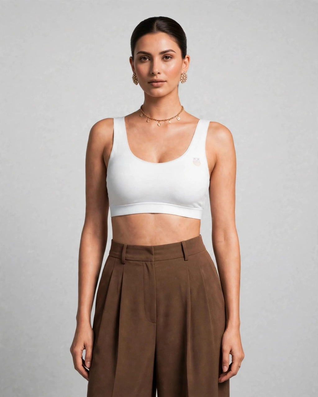 Café Noir Wide Strap Bralette